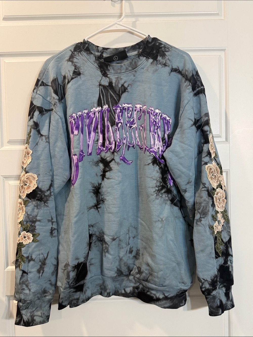 Civil Regime Blue/Black Tie-Dye Rose sweatshirt Brand Men’s large